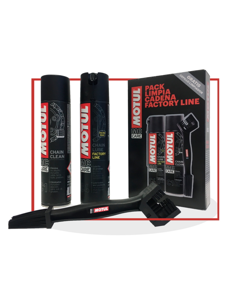 Pack Motul Chain Clean C1+C4 ON-ROAD